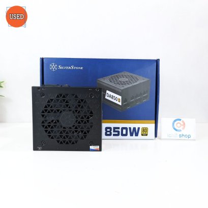 POWER SUPPLY (พาวเวอร์ซัพพลาย) SILVERSTONE DA850 80PLUS GOLD ประกัน ARC 03/2028 P14722