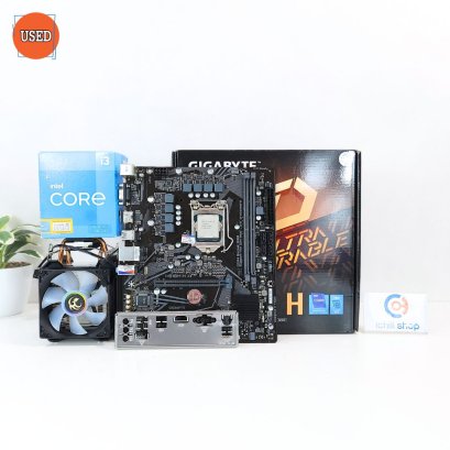 ชุดซีพียูพร้อมเมนบอร์ด CPU : INTEL CORE I3-10105F 3.7GHz + MB : GIGABYTE H510M H P14766