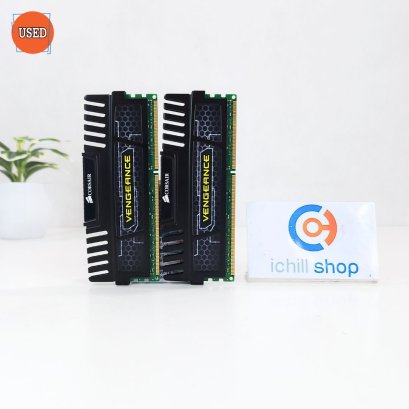 RAM (แรม) CORSAIR VENGEANCE 8GB (4GBx2) DDR3/1600 (BLACK) P14804