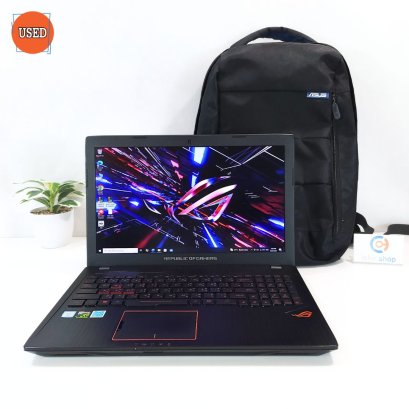 NOTEBOOK (โน๊ตบุ๊ค) ASUS ROG จอ 15.6&quot; / CPU INTEL I7-7700HQ / RAM 8GB / HDD 1TB + SSD 128GB / NVIDIA GTX1050TI P14882