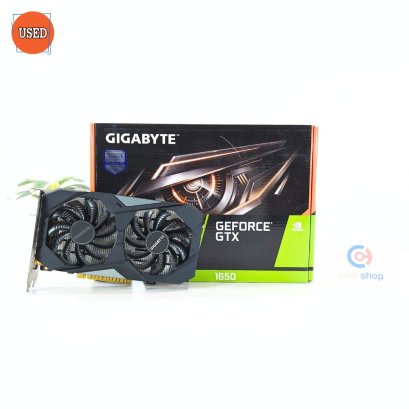 การ์ดจอ (VGA) GIGABYTE GTX1650 OC 4GB GDDR5 P14923