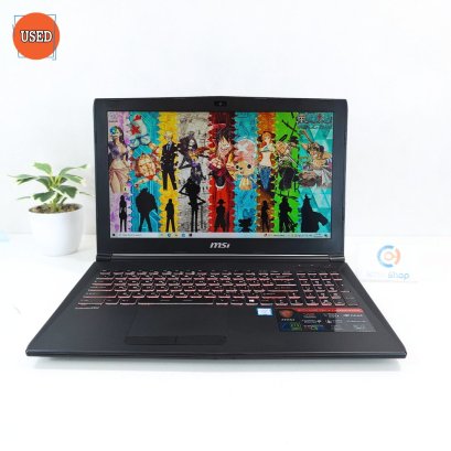 NOTEBOOK (โน๊ตบุ๊ค) MSI จอ 15.6" / CPU CORE I7-7700HQ 2.80GHz / RAM 24GB 2133MHz / HDD 1TB 7200RPM + SSD 256GB P14961