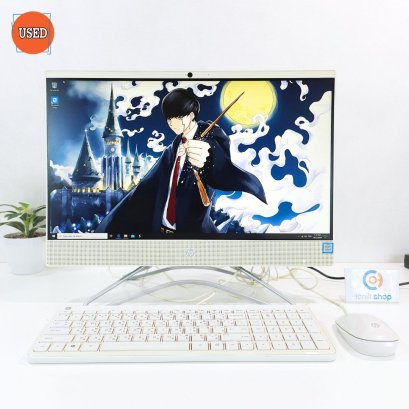 คอมพิวเตอร์ ALL IN ONE HP จอ 22" / CPU INTEL CORE I5-9400T 1.80GHz / RAM 8GB DDR4 2400MHz / HDD 1TB + SSD 128GB P14976