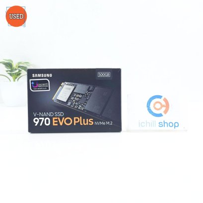 SSD (เอสเอสดี) SAMSUNG 970 EVO PLUS 500GB M.2 NVMe ประกัน ARC 03/2026 P14986