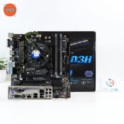 ชุดซีพียูพร้อมเมนบอร์ด CPU : INTEL CORE I7-4770 3.40GHz / MB : GIGABYTE GA-H87M-D3H P14994