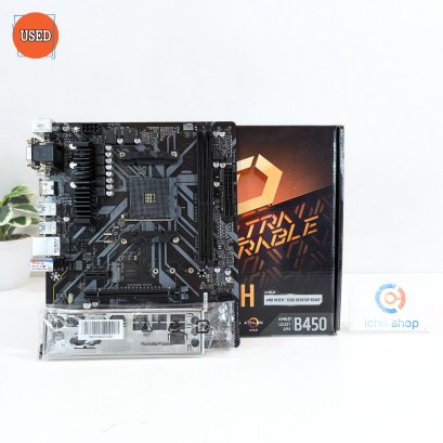 Mainboard (เมนบอร์ด) GIGABYTE B450M S2H ประกัน ACHIEVA 02/2026 P15059