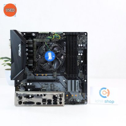 ชุดซีพียูพร้อมเมนบอร์ด CPU : INTEL CORE I3-8100 3.6GHz + MB : ASROCK B360M PRO4 P15161