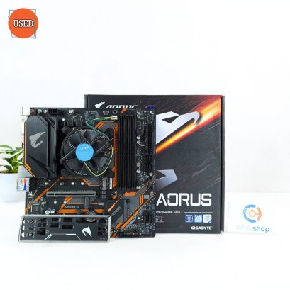 ชุดซีพียูพร้อมเมนบอร์ด CPU : INTEL CORE I5-9400F 2.90GHz + MB : GIGABYTE B365 M AORUS ELITE P15192