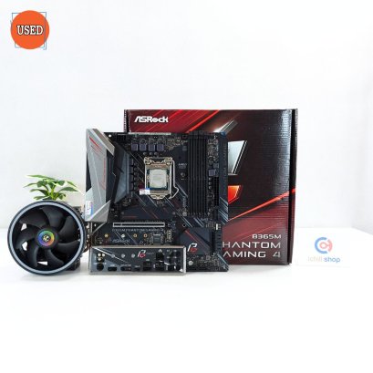 ชุดซีพียูพร้อมเมนบอร์ด CPU : INTEL CORE I5-8400 2.80GHz + MB : ASROCK B365M PHANTOM GAMING 4 P15195