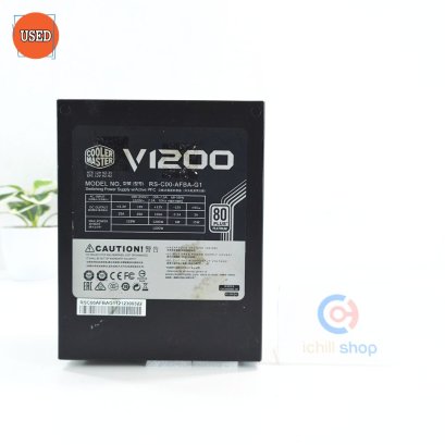 POWER SUPPLY (พาวเวอร์ซัพพลาย) COOLER MASTER V1200-1200W 80 PLUS PLATINUM ประกัน SVOA 08/28 P15210