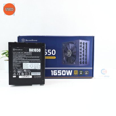 POWER SUPPLY (พาวเวอร์ซัพพลาย) SILVERSTONE DA1650-1650W 80 PLUS GOLD ประกัน 05/2026 P15211