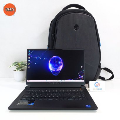 NOTEBOOK (โน๊ตบุ๊ค) DELL ALIENWARE จอ 15.6 " / CPU : INTEL CORE I7-11800H 2.30GHz / RAM 32GB 3200MHz / SSD 1TB P15286