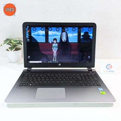 NOTEBOOK (โน๊ตบุ๊ค) HP PAVILION จอ 15.6" / CPU : INTEL CORE I7-6500U / RAM : DDR3L 8GB 1600MHz / HDD 1TB 5400RPM P15287