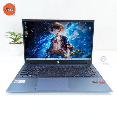 NOTEBOOK (โน๊ตบุ๊ค) HP PAVILION จอ 15.6" / CPU : AMD RYZEN 7 7730U 2.0GHz / RAM : DDR4 16GB 3200MHz / SSD : 512GB P15392