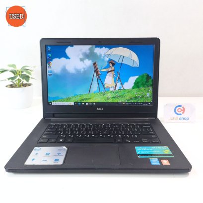 NOTEBOOK (โน๊ตบุ๊ค) DELL INSPIRON 3458 จอ 14"/ CPU : INTEL CORE I3-4005U / RAM : DRR3 8GB 1600MHz / HDD : 256GB P15422