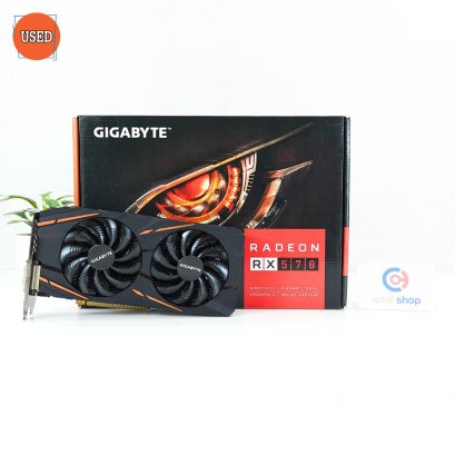 การ์ดจอ (VGA) GIGABYTE GAMING RX570 4GB P15444