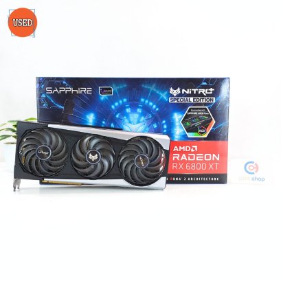 การ์ดจอ (VGA) SAPPHIRE NITRO+ AMD RADEON RX6800XT - 16GB GDDR6 P15446