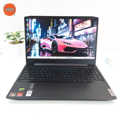 NOTEBOOK (โน๊ตบุ๊ค) LENOVO IDEAPAD จอ 15.6" / CPU : AMD RYZEN 5 4600H / RAM : DDR4 16GB 3200MHz / SSD : 512GB P15549