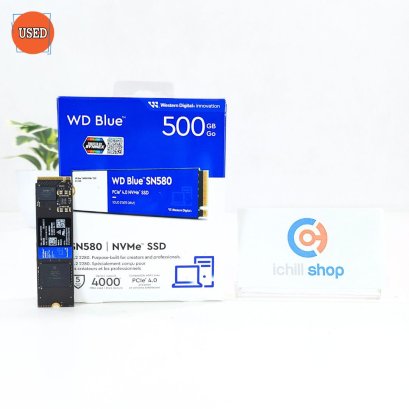 SSD (เอสเอสดี) WD BLUE SN580 500GB - PCIe 4x4/NVMe M.2 2280 P15562