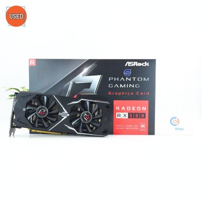 การ์ดจอ (VGA) ASROCK PHANTOM GAMING X RX580 8GB OC GDDR5 P15565
