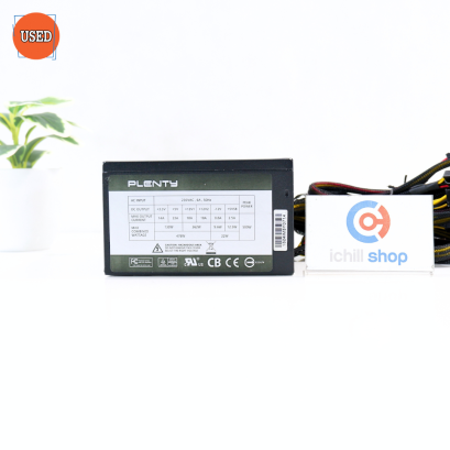 POWER SUPPLY (พาวเวอร์ซัพพลาย) PLENTY SUPER BLACK 500W P11563