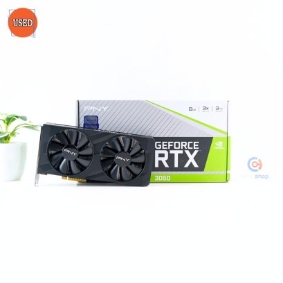 การ์ดจอ (VGA) PNY RTX3050 8GB 2F VERTO DUAL FAN P17518