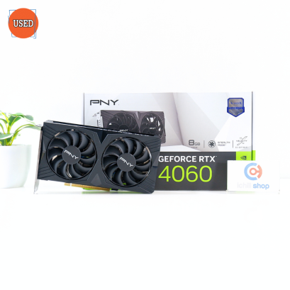 การ์ดจอ (VGA) PNY RTX 4060 8GB 2F VERTO DUAL FAN P15215