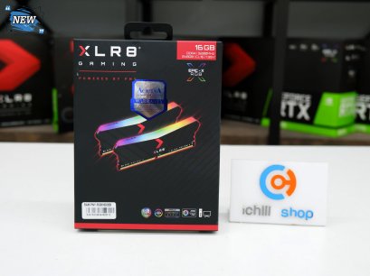 RAM (แรม) PNY XLR8 GAMING EPIC-X RGB DDR4 16GB (8X2) 3200MHz (ของใหม่) P12495