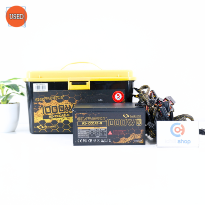 POWER SUPPLY (พาวเวอร์ซัพพลาย) RAIDMAX COBRA 1000W (80 PLUS GOLD) P10813
