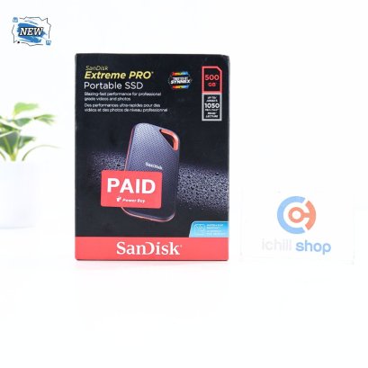PORTABLE SSD (เอสเอสดีพกพา) SANDISK EXTREME PRO 500GB (ของใหม่) P15626