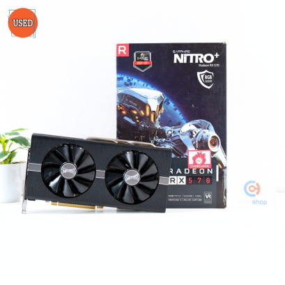 การ์ดจอ (VGA) SAPPHIRE RX570 8GB 2F NITRO+ P13619