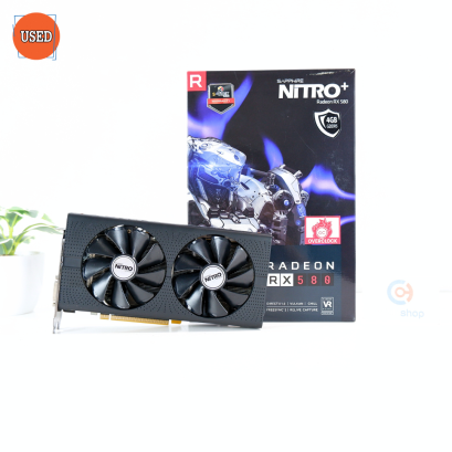 การ์ดจอ (VGA) SAPPHIRE RX580 4GB 2F NITRO+ P12039