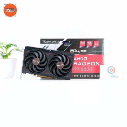 การ์ดจอ (VGA) SAPPHIRE RX 6600 8GB 2F PLUS GAMING P12369