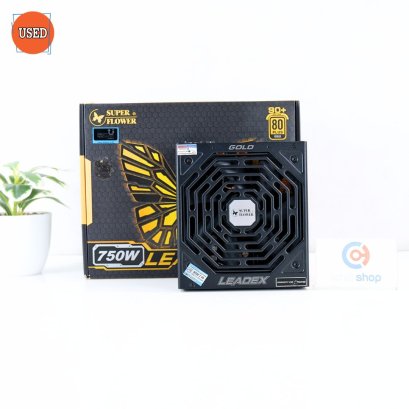 POWER SUPPLY (พาวเวอร์ซัพพลาย) SUPER FLOWER LEADEX GOLD 750W (80 PLUS GOLD) P10379