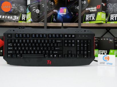 KEYBOARD (คีย์บอร์ด) THERMALTAKE KB-CHL002 NO BOX (คีย์ EN) P11961