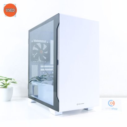 CASE (เคสเปล่า) THERMALTAKE S100 TEMPERED GLASS SNOW EDITION (WHITE) P14931