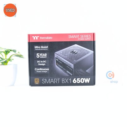 POWER SUPPLY (พาวเวอร์ซัพพลาย) THERMALTAKE SMART BX1 650W (80 PLUS BRONZE) P17511