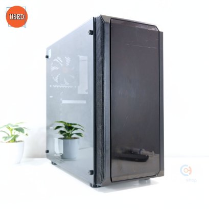 CASE (เคสเปล่า) THERMALTAKE VERSA J23 TEMPERED GLASS RGB EDITION (BLACK) P15990