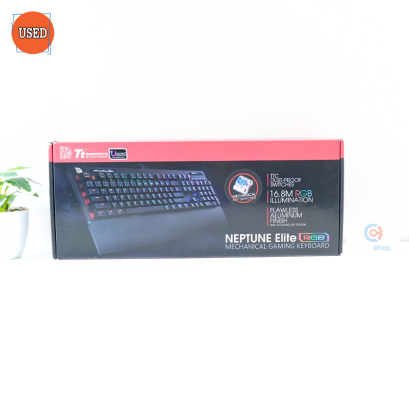 KEYBOARD (คีย์บอร์ด) TT ESPORTS NEPTUNE ELITE RGB (BLUE SWITCH) (BLACK) (TH / EN) P16379