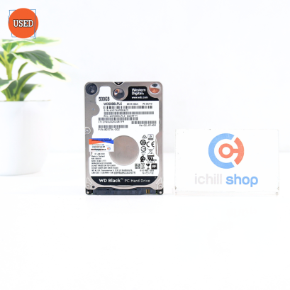 HDD NOTEBOOK (ฮาร์ดดิสโน๊ตบุ๊ค) WD BLACK (WD5000LPLX) 500GB SATA 2.5 (ติดเหลือง, 05, C4, ไม่มีแบด) P16092