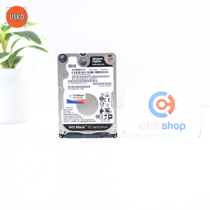 HDD NOTEBOOK (ฮาร์ดดิสโน๊ตบุ๊ค) WD BLACK (WD5000LPSX) 500GB SATA 2.5 (ติดเหลือง 05, C4, ติดแดง BE, ไม่มีแบด) P16123