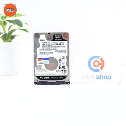 HDD NOTEBOOK (ฮาร์ดดิสโน๊ตบุ๊ค) WD BLACK (WD5000LPSX) 500GB SATA 2.5 (ติดสีแดง BE, ไม่มีแบด) P16372