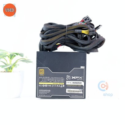 POWER SUPPLY (พาวเวอร์ซัพพลาย) XFX PRO 550W (80 PLUS BRONZE) P17795
