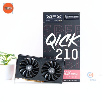 การ์ดจอ (VGA) XFX SPEEDSTER QICK 210 RX6500 XT 4GB 2F GDDR6 P15453