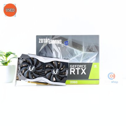 การ์ดจอ (VGA) ZOTAC RTX2060 6GB 2F GAMING P14194
