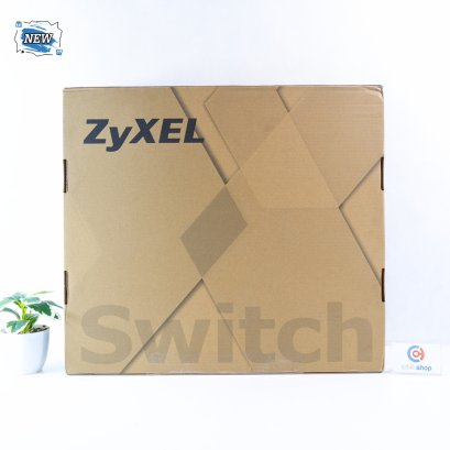 SWITCH HUB (สวิตช์ฮับ) ZYXEL XGS3700-24 24-PORT GIGABIT L2+ MANAGED SWITCH 4-PORT 10GbE SFP+ (ของใหม่) P17658