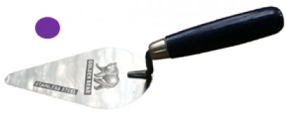 เกรียงสามเหลี่ยม ด้ามไม้ สแตนเลส ตราหมี