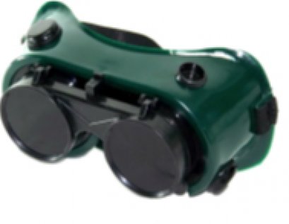 แว่นตาอ๊อกดำ 2 ชั้น  กลม