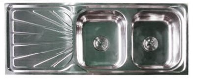 อ่างสแตนเลส รุ่นตะกร้าใหญ่ หนา 0.6 มิล #K1250