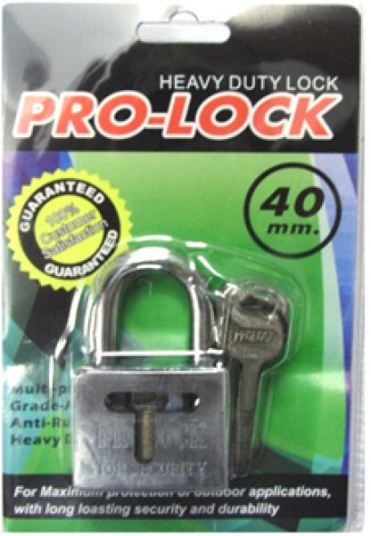 กุญแจระบบลูกปืน คอสั้น ไส้ทองเหลือง